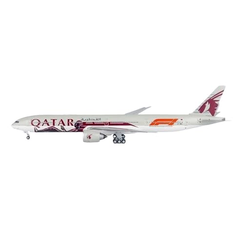 Metallflugzeugmodell Modelle Druckguss 1:400 Maßstab Für Qatar B777-300ER A7-Bel Flugzeug F1 Malerei Simulation Legierung Erwachsenen Sammeln Oder Verschenken von YLQERZ