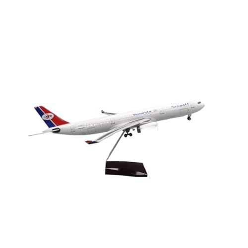 Metallflugzeugmodell Spielzeug Flugzeug Maßstab 47cm Für A330 Jemen Modell Flugzeug Licht Rad Druckguss Harz Hobby Von Sammeln Sammeln Oder Verschenken(No Light) von YLQERZ
