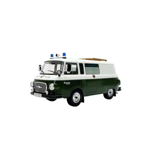 Modellauto Im Maßstab 1/18 Für B1000 Polizeiauto Legierung Automodell Grün Klassische Sammlerdekoration Für Heim- Und Bürodisplay Für Die Sammlung von YLQERZ