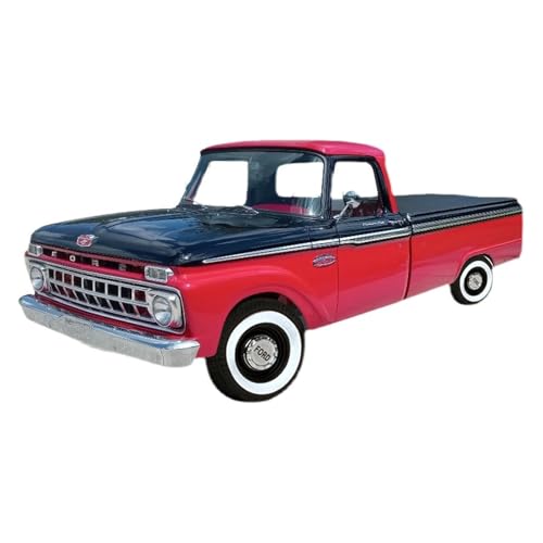 Modellauto Im Maßstab 1/18 Für Ford F-100 Pickup Truck Cargo Box 1303 Legierung Automodell Miniatur Druckguss Replik Für Die Sammlung(Red) von YLQERZ