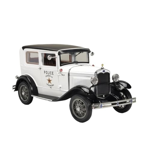 Modellauto Im Maßstab 1/18 Für Ford Modell A Tudor Polizei Auto 1931 Klassische Auto Diecast Auto Modell Weiß Fahrzeug Für Die Sammlung Modellauto Im Maßstab 1/18 Für Ford Modell A Tudor Polizei Auto 1931 Klassische Auto Diecast Auto Modell Weiß Fahrzeug Für Die Sammlung von YLQERZ