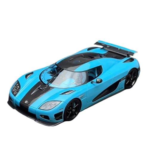 Modellauto Im Maßstab 1/18 Für Koenigsegg CCX Supercar Harz Auto Modell Sammeln Erwachsene Souvenir Hobby Für Die Sammlung(Blue) von YLQERZ