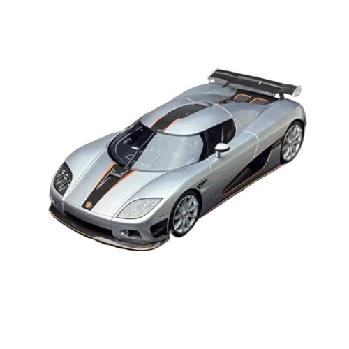 Modellauto Im Maßstab 1/18 Für Koenigsegg CCX Supercar Harz Auto Modell Sammeln Erwachsene Souvenir Hobby Für Die Sammlung(Silver) von YLQERZ