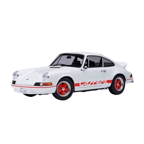 Modellauto Im Maßstab 1/18 Für Porsche 911 Carrera 2.7 RS Weiß Automodell Erwachsenensammlung Dekoration Für Die Sammlung(White 1) von YLQERZ