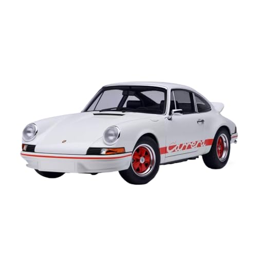 Modellauto Im Maßstab 1/18 Für Porsche 911 Carrera 2.7 RS Weiß Automodell Erwachsenensammlung Dekoration Für Die Sammlung(White 2) von YLQERZ