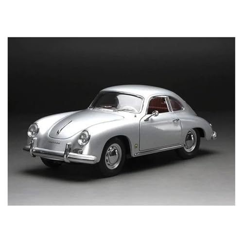 Modellauto Im Maßstab 1/18 Für Sport Retro Auto 1957 Modell DieCast Vintage Fahrzeug Spielzeug Sammlung Souvenir Display Blau Für Die Sammlung(Silver) von YLQERZ