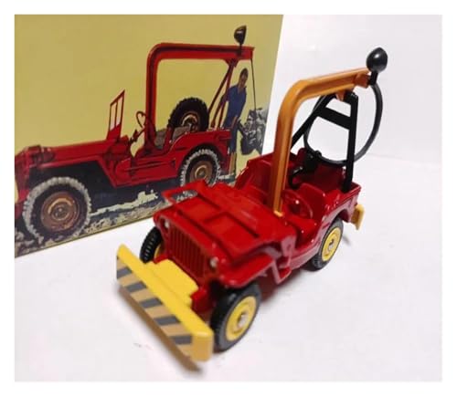 Modellauto Im Maßstab 1/43 Für Jeep Road Notfall Unterstützung Anhänger Modell Auto Erwachsene Souvenir Klassische Statische Display Für Die Sammlung von YLQERZ