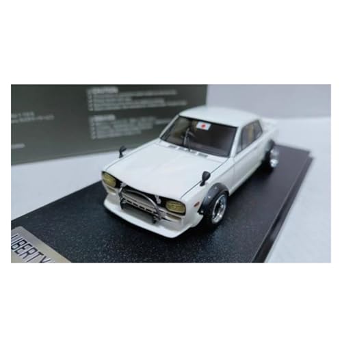 Modellauto Im Maßstab 1/43 Für Nissan Hakosuka Weiß Harz Modell Auto Erwachsene Souvenir Klassische Statische Display Sammler Spielzeug Für Die Sammlung von YLQERZ