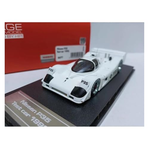 Modellauto Im Maßstab 1/43 Für Nissan NP35 Testwagen 1992 Modellauto Aus Weißem Harz Klassisches Souvenir Für Erwachsene Statische Display Für Die Sammlung von YLQERZ