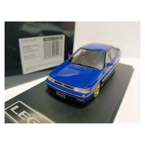 Modellauto Im Maßstab 1/43 Für Subaru Legacy RS BC5 Blau Harz Vier-tür Modell Auto Klassische Statische Display Souvenir Für Die Sammlung von YLQERZ