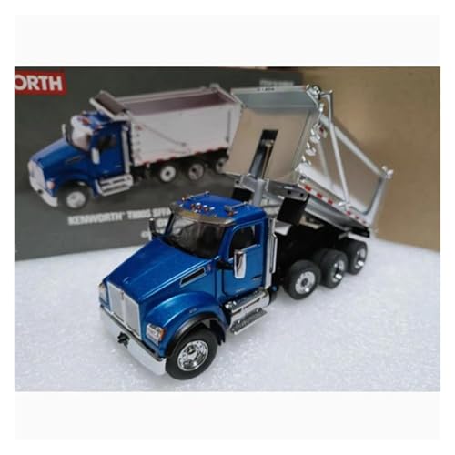 Modellauto Im Maßstab 1/50 Für T880S SFFA Blau Legierung Lieferwagen Modell Miniatur Statische Sammlerstück Urlaub Spielzeug Für Die Sammlung von YLQERZ