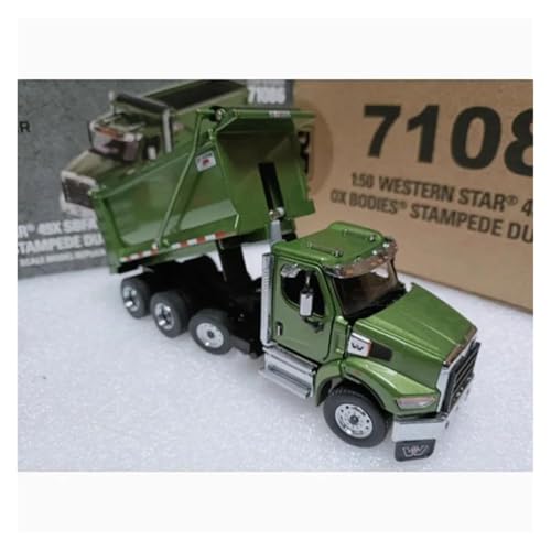 Modellauto Im Maßstab 1/50 Für Western Star 49X SBFA Grün Legierung Lieferung LKW Modell Miniatur Sammeln Für Die Sammlung von YLQERZ