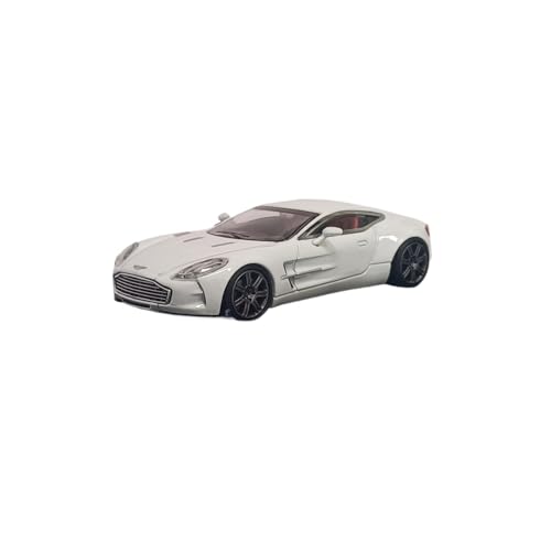 Modellauto Im Maßstab 1/64 Für Aston Martin ONE77 Druckgusslegierung Modellauto Spielzeugsammlung Display Ornamente Für Die Sammlung(White) von YLQERZ