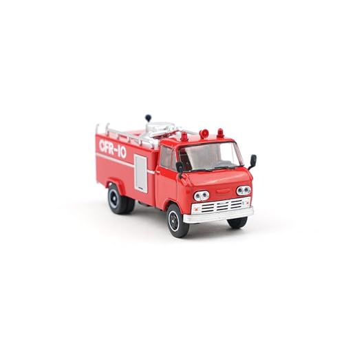 Modellauto Im Maßstab 1/64 Für BJ130-CFR-10 Licht Feuerwehrauto Diecast Automodell Spielzeug Red Home Dekorationen Für Die Sammlung von YLQERZ