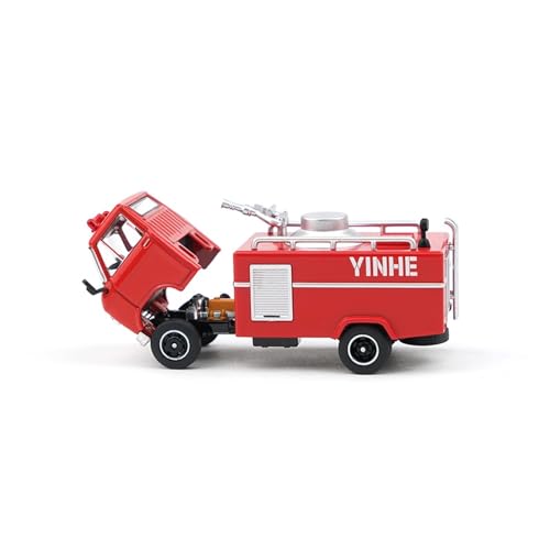 Modellauto Im Maßstab 1/64 Für BJ130-CFR-10 Licht Feuerwehrauto Legierung Automodell Spielzeug Kopf Bewegliche Ornamente Für Die Sammlung von YLQERZ