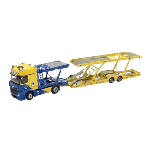Modellauto Im Maßstab 1/64 Für Benz Anhänger 4x2 Halb Abnehmbare Spielzeug 2025 Für Sammlung Legierung Diecast Modell Auto Rosa Für Die Sammlung(Blue) von YLQERZ