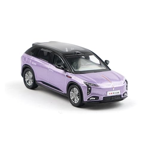 Modellauto Im Maßstab 1/64 Für Hongqi Tiangong 08 Yuanshan Lila Auto Modell Business Jeep SUV Legierung Sammlung Ornamente Für Die Sammlung von YLQERZ