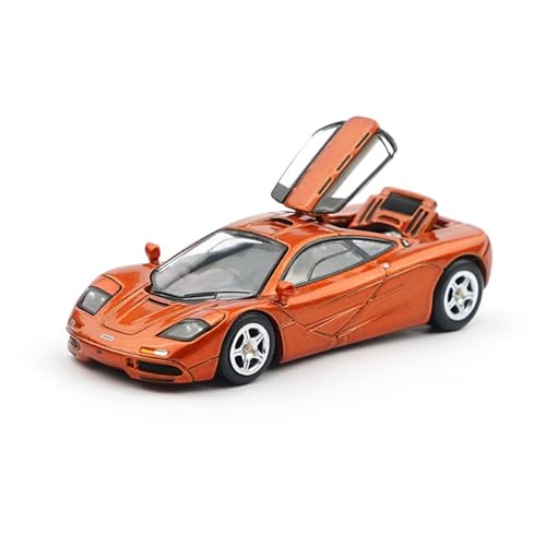 Modellauto Im Maßstab 1/64 Für McLaren F1 Rennwagen Modell Legierung Spielzeug Supercar Sammlung Ornamente Orange Für Die Sammlung von YLQERZ