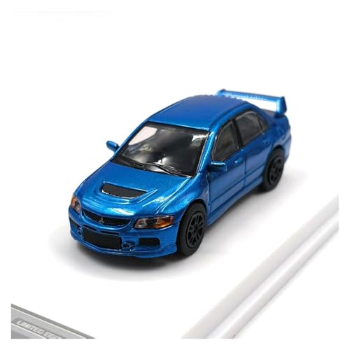 Modellauto Im Maßstab 1/64 Für Mitsubishi Lancer Evolution EVO IX Legierung Rennwagen Sammlung Dekorative Modell Spielzeug Für Die Sammlung(Blue) von YLQERZ