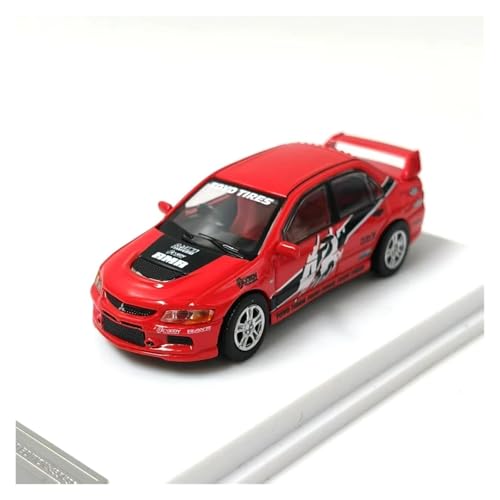 Modellauto Im Maßstab 1/64 Für Mitsubishi Lancer Evolution EVO IX Legierung Rennwagen Sammlung Dekorative Modell Spielzeug Für Die Sammlung(Red 1) von YLQERZ