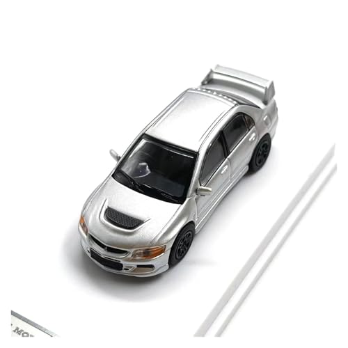 Modellauto Im Maßstab 1/64 Für Mitsubishi Lancer Evolution EVO IX Legierung Rennwagen Sammlung Dekorative Modell Spielzeug Für Die Sammlung(White) von YLQERZ
