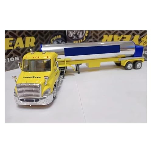Modellauto Im Maßstab 1/64 Für Öltank Traktor Gelb Legierung LKW Modell Auto Erwachsene Souvenir Klassische Statische Sammler Spielzeug Für Die Sammlung von YLQERZ