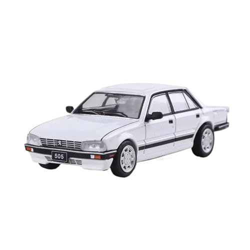 Modellauto Im Maßstab 1/64 Für Peugeot 505 Limousine Legierung Druckguss & Spielzeug Fahrzeuge Hause Dekoration Auto Modell Für Die Sammlung(White) von YLQERZ