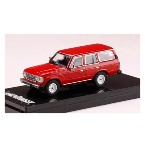 Modellauto Im Maßstab 1/64 Für Toyota Land Cruiser 4WD Geländewagenmodell LC60 60GX 1981 Geländewagenautomodell Souvenir Für Die Sammlung(Red) von YLQERZ