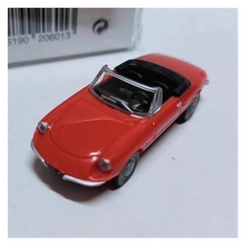 Modellauto Im Maßstab 1/87 Für Alfa Spider 1968 HO Modell Auto Vintage Sammlung Statische Dekoration Spielzeug Für Die Sammlung von YLQERZ