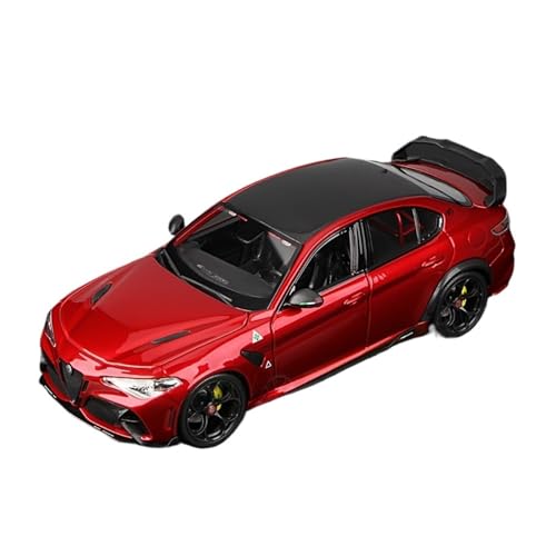 Modellauto Im Maßstab 1 18 Für Alfa Romeo Giulia GTAm Automodell Legierung Statische Gussfahrzeug Sammlung Dekoration Rot Für Die Sammlung von YLQERZ