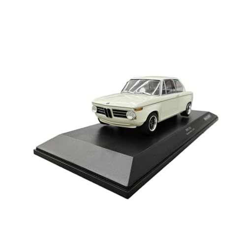 Modellauto Im Maßstab 1 18 Für BMW 2002 Tik 1968 Vintage Legierung Malerei Auto Modell Sammlung Ornament Souvenir Display Weiß Für Die Sammlung(Style 1) von YLQERZ