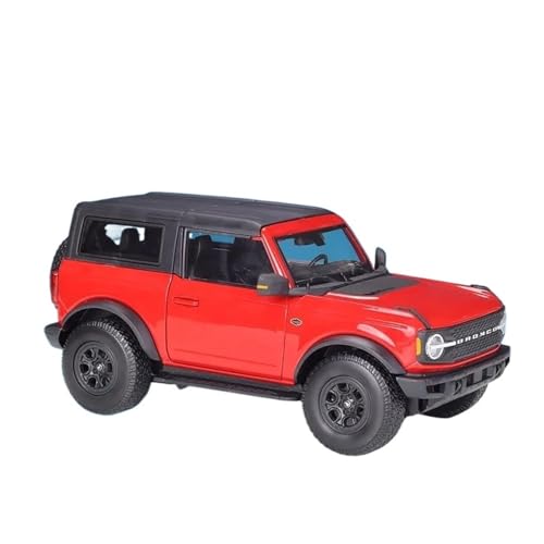 Modellauto Im Maßstab 1 18 Für Ford 2021 Bronco Badlands Geländewagen Legierung Retro Auto Modell Klassische Auto Modell Ornamente Für Die Sammlung(Rot) von YLQERZ