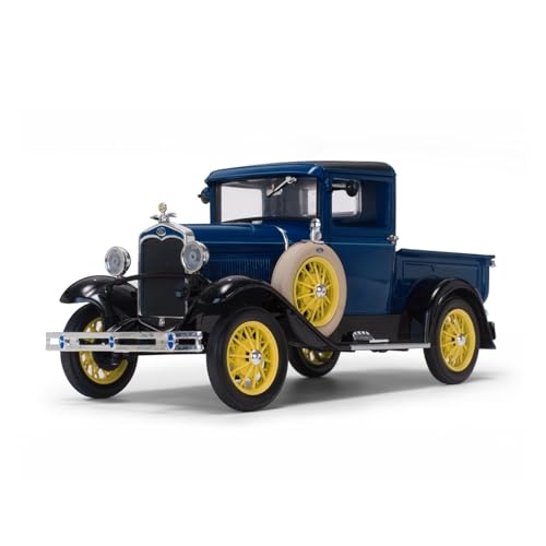Modellauto Im Maßstab 1 18 Für Ford A Oldtimer Modell 1931 Erwachsene Haus Und Büro Dekoration Blau Rot Für Die Sammlung(Blue) von YLQERZ