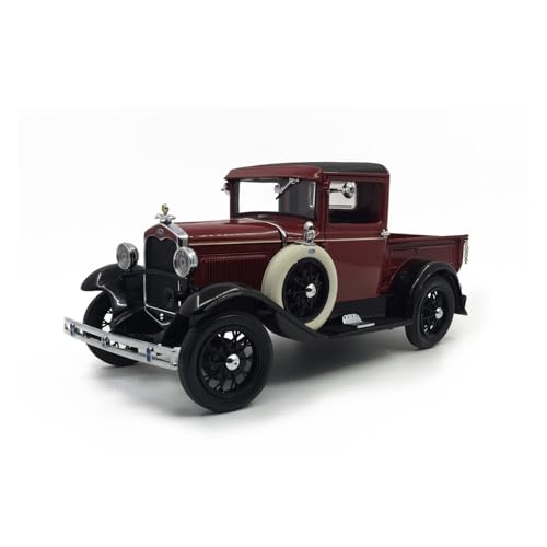 Modellauto Im Maßstab 1 18 Für Ford A Oldtimer Modell 1931 Erwachsene Haus Und Büro Dekoration Blau Rot Für Die Sammlung(Red) von YLQERZ