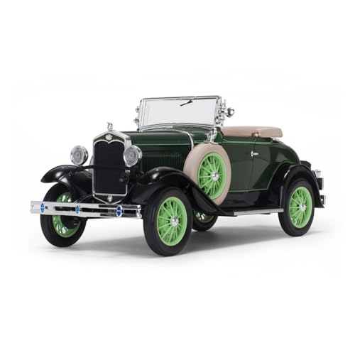 Modellauto Im Maßstab 1 18 Für Ford A Oldtimer Modell Cabrio 1931 Statische Cast Fahrzeug Sammlerstück Rot Für Die Sammlung(Green) von YLQERZ