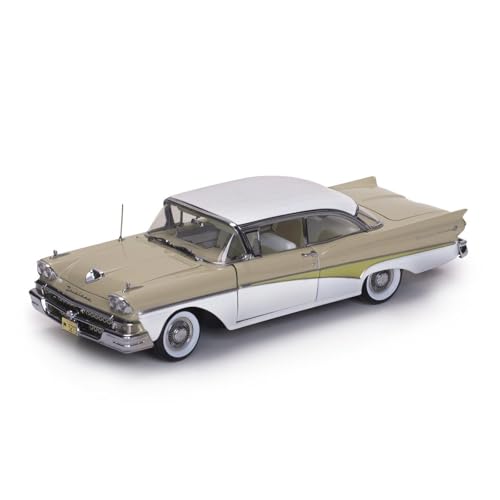 Modellauto Im Maßstab 1 18 Für Ford Fallon Simulation Legierung Modell Platinum Edition Serie Druckguss Home Art Ornamente Weiß Für Die Sammlung von YLQERZ