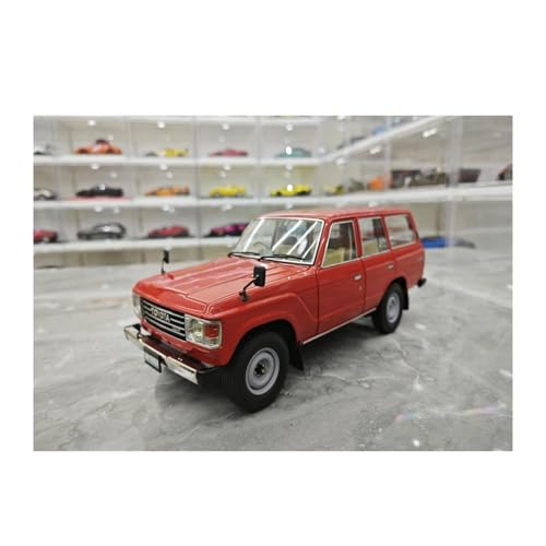 Modellauto Im Maßstab 1 18 Für Land Cruiser Land Cruiser LC60 Replik Legierung Auto Modell Hobby Display Dekoration Blau Rot Für Die Sammlung(Red) von YLQERZ