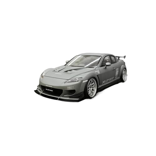 Modellauto Im Maßstab 1 18 Für Mazda RX8 SE3P Amamiya Simulation Harz Auto Modell Sammlung Ornamente Dekorative Hobbys Gelb Für Die Sammlung(Gray) von YLQERZ