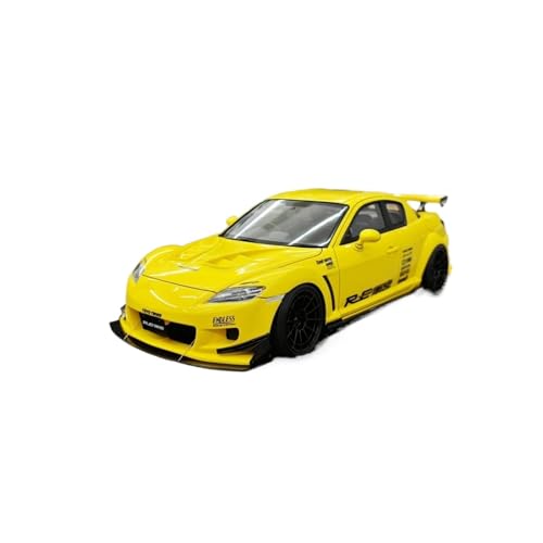 Modellauto Im Maßstab 1 18 Für Mazda RX8 SE3P Amamiya Simulation Harz Auto Modell Sammlung Ornamente Dekorative Hobbys Gelb Für Die Sammlung(Yellow) von YLQERZ