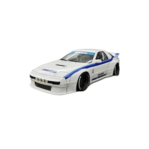 Modellauto Im Maßstab 1 18 Für Mazda Rocket Rabbit RX7 FC3S Simulation Harz Auto Modell Sammlung Ornamente Metall Spielzeug Dekoration Für Die Sammlung von YLQERZ