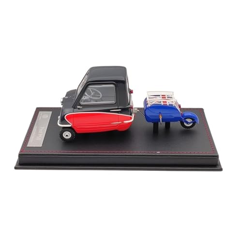 Modellauto Im Maßstab 1 18 Für Peel P50 Dreirädriges Miniauto Mit Anhängersimulationsharz Klassisches Statisches Gussmodell Für Die Sammlung(Black) von YLQERZ