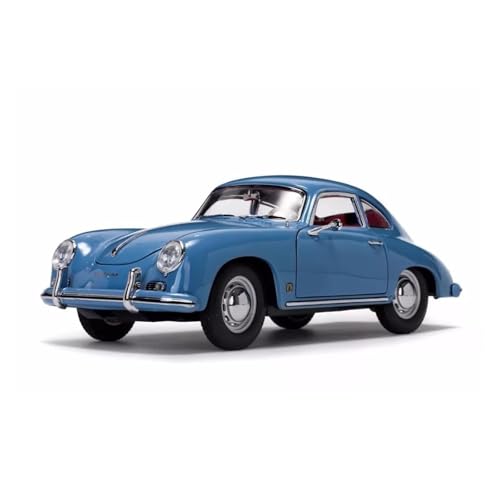 Modellauto Im Maßstab 1 18 Für Porsche 356A Sportwagen 1957 Metallguss Komplett Geöffnet Oldtimer Modell Vintage Blau Für Die Sammlung(Blue) von YLQERZ