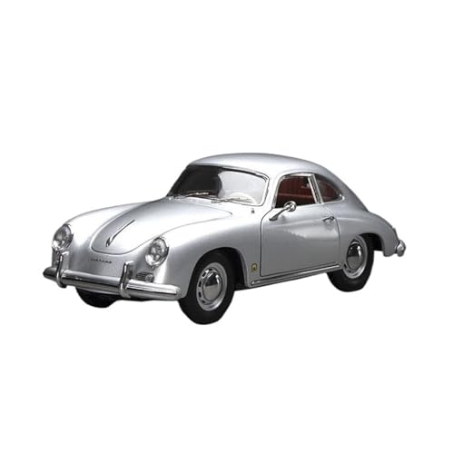 Modellauto Im Maßstab 1 18 Für Porsche 356A Sportwagen 1957 Metallguss Komplett Geöffnet Oldtimer Modell Vintage Blau Für Die Sammlung(Silver) von YLQERZ