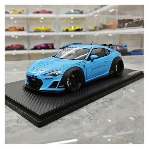 Modellauto Im Maßstab 1 18 Für Toyota 86 Wide Body Nation Simulation Harz Auto Modell Sammlung Ornamente Änderung Für Die Sammlung(Blue) von YLQERZ