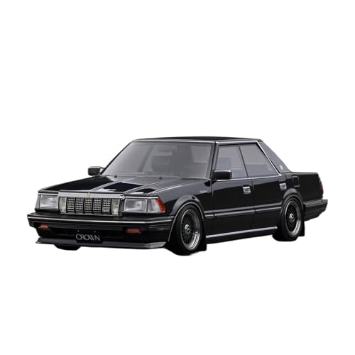 Modellauto Im Maßstab 1 18 Für Toyota Crown Crown 2.8 Royal Saloon G 120 Automodell Schwarz Sammler Ornament Dekoration Weiß Für Die Sammlung(Black) von YLQERZ