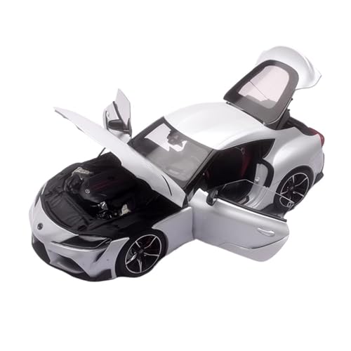 Modellauto Im Maßstab 1 18 Für Toyota Supra A90 Legierung Volle Offene Auto Modell Statische Casting Fahrzeug Sammlung Ornamente Für Die Sammlung(White) von YLQERZ