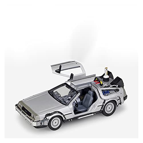 Modellauto Im Maßstab 1 24 Für DMC-12 Delorean Zurück In Die Zukunft Zeitmaschine Druckgusslegierung Modellauto Geschenk Für Die Sammlung(B) von YLQERZ
