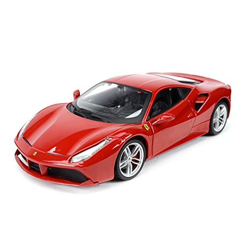 Modellauto Im Maßstab 1 24 Für Ferrari 488 Supersportwagen Alloy Die Casting Model Collection Display Kind Spielzeugauto Geschenk Für Die Sammlung von YLQERZ
