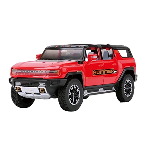 Modellauto Im Maßstab 1 24 Für Hummer EV SUV Off-Road Alloy Druckguss Modellauto Sound Und Licht Spielzeug Sammlerstücke Geschenk Für Die Sammlung(C) von YLQERZ