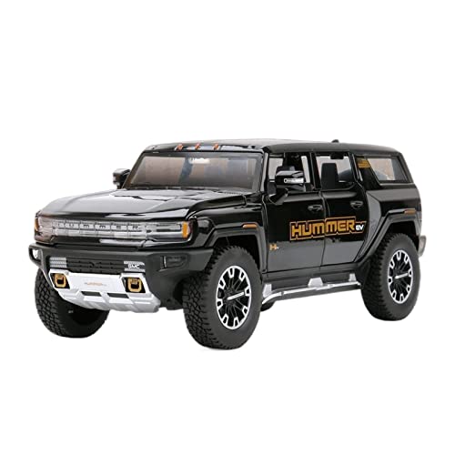 Modellauto Im Maßstab 1 24 Für Hummer EV SUV Off-Road Alloy Druckguss Modellauto Sound Und Licht Spielzeug Sammlerstücke Geschenk Für Die Sammlung(E) von YLQERZ
